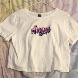 Wild Fable Y2K Angel Baby Tee